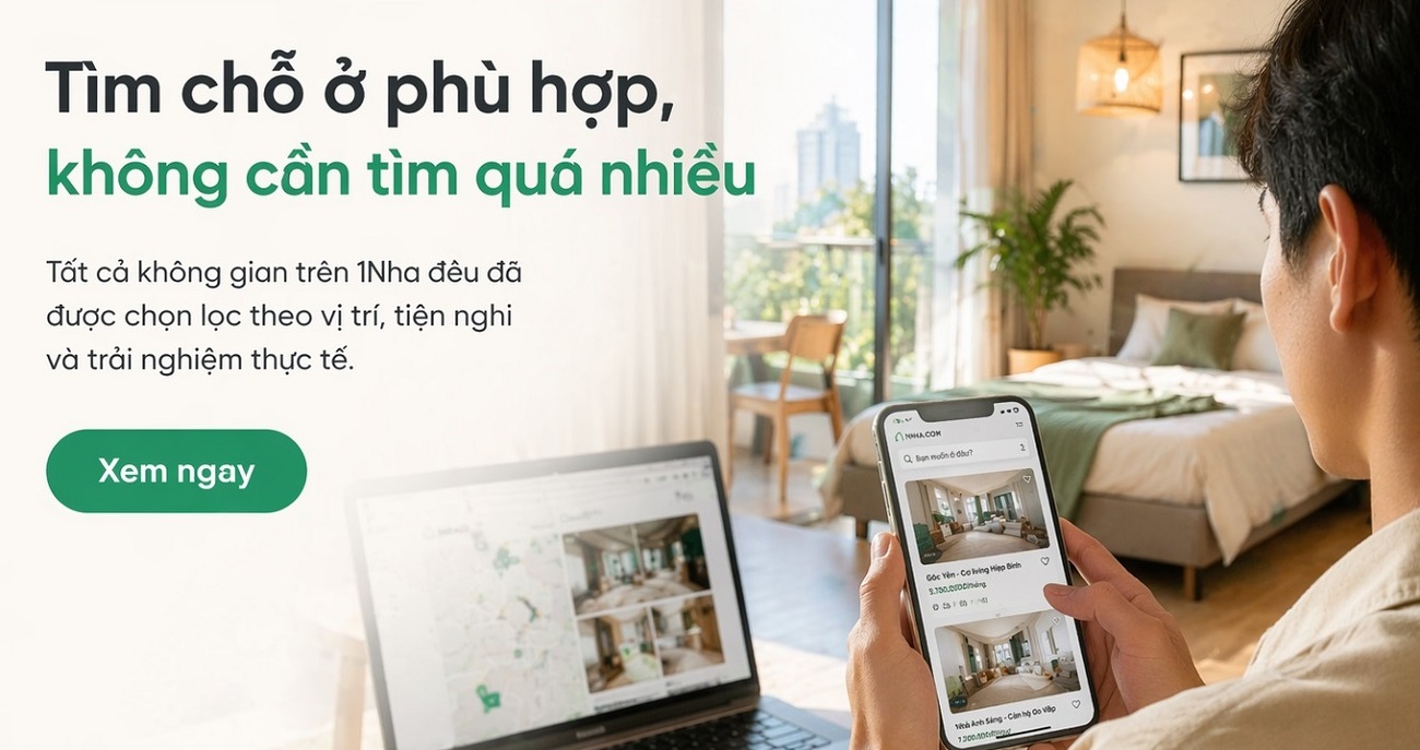 Tìm chỗ ở phù hợp